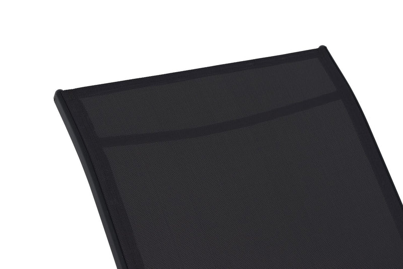 Tuscany Patio Lounger - Black