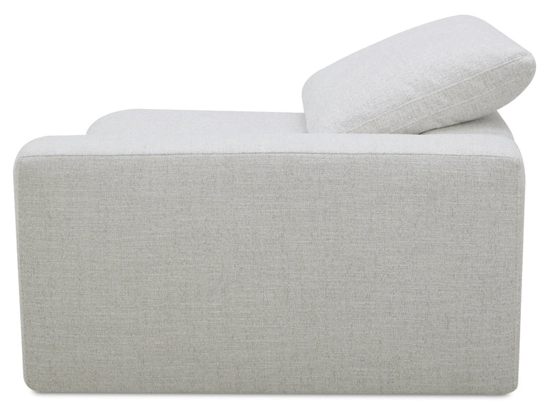 Sky Modular 6-Piece Fabric Power Reclining Sectional with Reclining Armless Chair - Nathan Wheat
