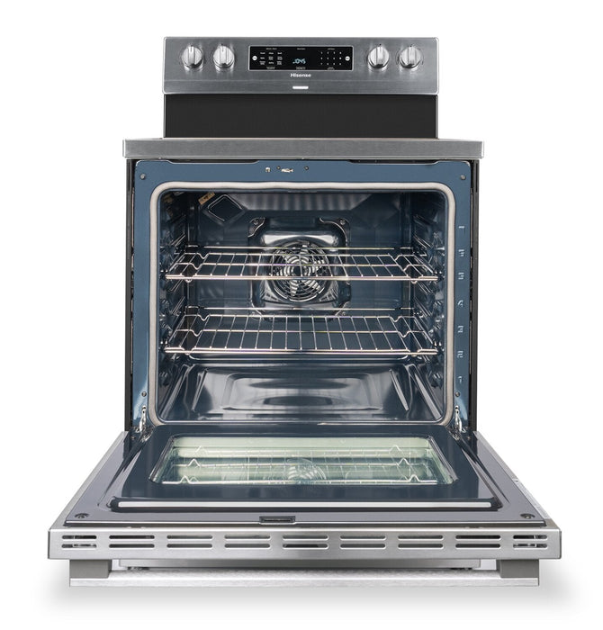 Hisense 5.8 Cu. Ft. Electric Range With Air Fry and European Convection - Stainless Steel - HBE3501C… 