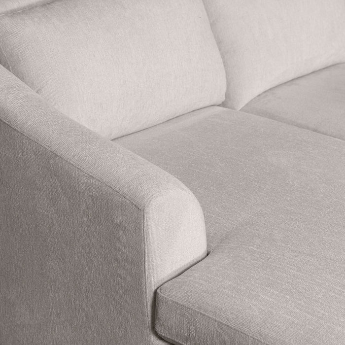 Envy 2-Piece Left-Facing Chenille Fabric Sleeper Sectional with Storage Chaise - Fog Grey