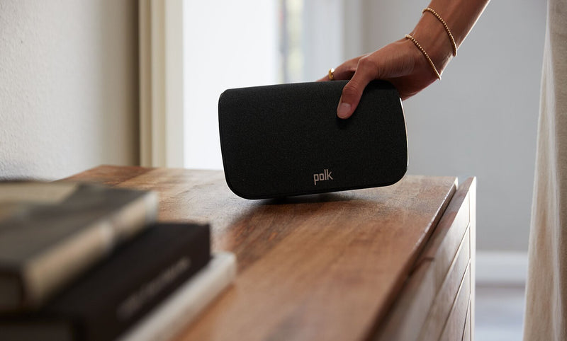 POLK 7.1.2 CH Dolby Atmos DTS:X 3D Audio Soundbar with Wireless Surrounds and Subwoofer (Magnifi MAX AX SR) 