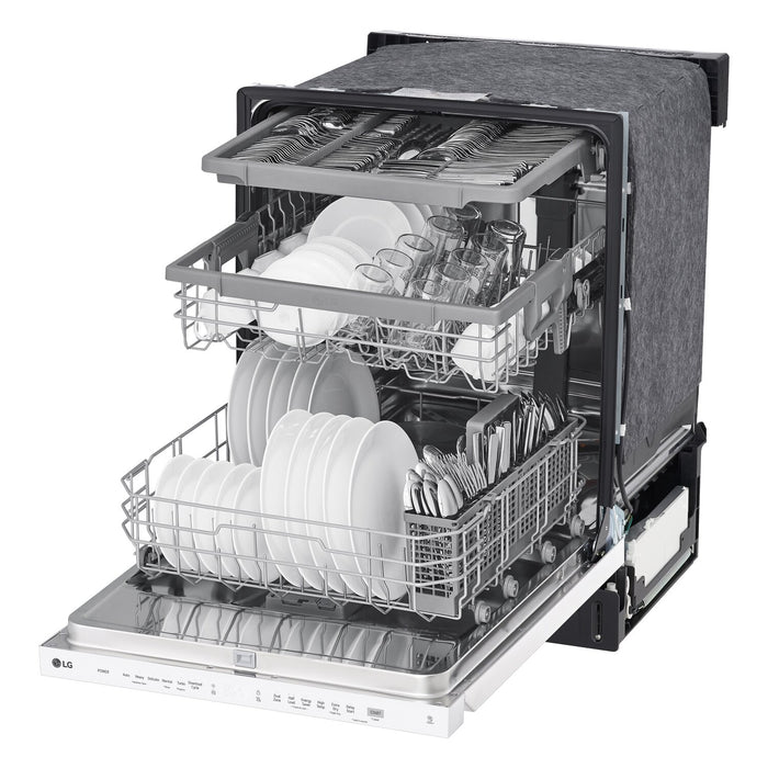 LG Top-Control Dishwasher with QuadWash® and Third Rack - LDPN4542W