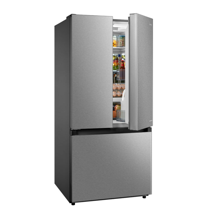 Midea 30\" 18.4 Cu. Ft. French-Door Refrigerator - Stainless Steel - MRF18B4AST