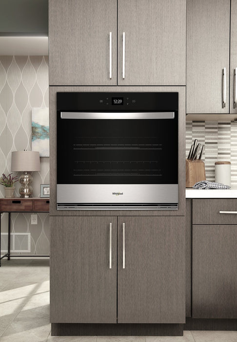 Whirlpool 30\" 5 Cu. Ft. Electric Single Wall Oven with Air Fry - Fingerprint Resistant Stainless Ste… 