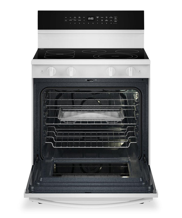 Whirlpool 30\" 5.3 Cu. Ft. Electric Range with No Preheat Air Fry - White - YWFES7030SW