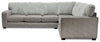 Koda 2-Piece Chenille Right-Facing Sectional - Plush Paloma