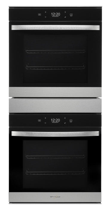 Whirlpool 24\" 5.8 Cu. Ft. Electric Double Wall Oven with True Convection - Fingerprint Resistant Sta… 