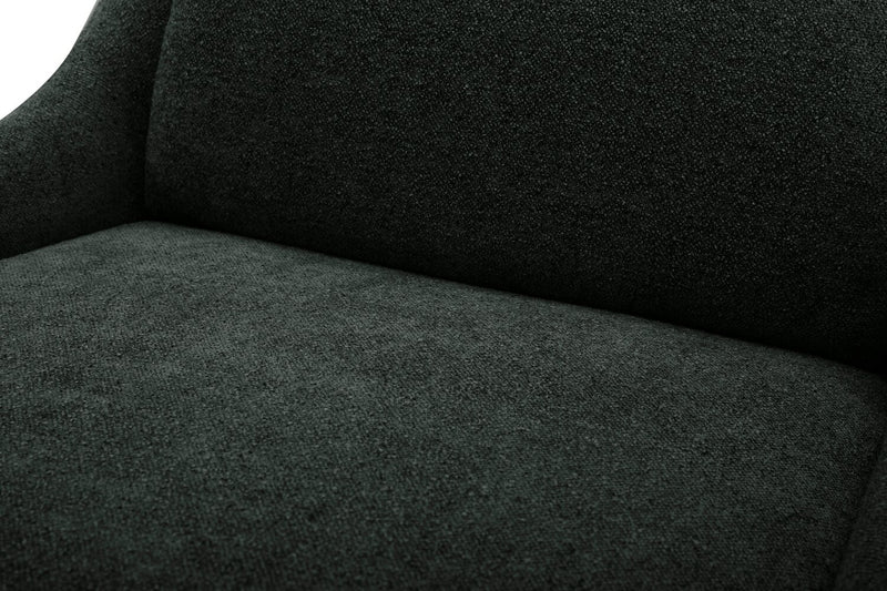 Clay Upholstered Dining Chair - Charcoal