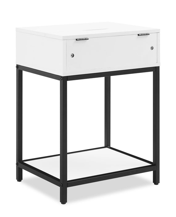 Akio Nightstand - White