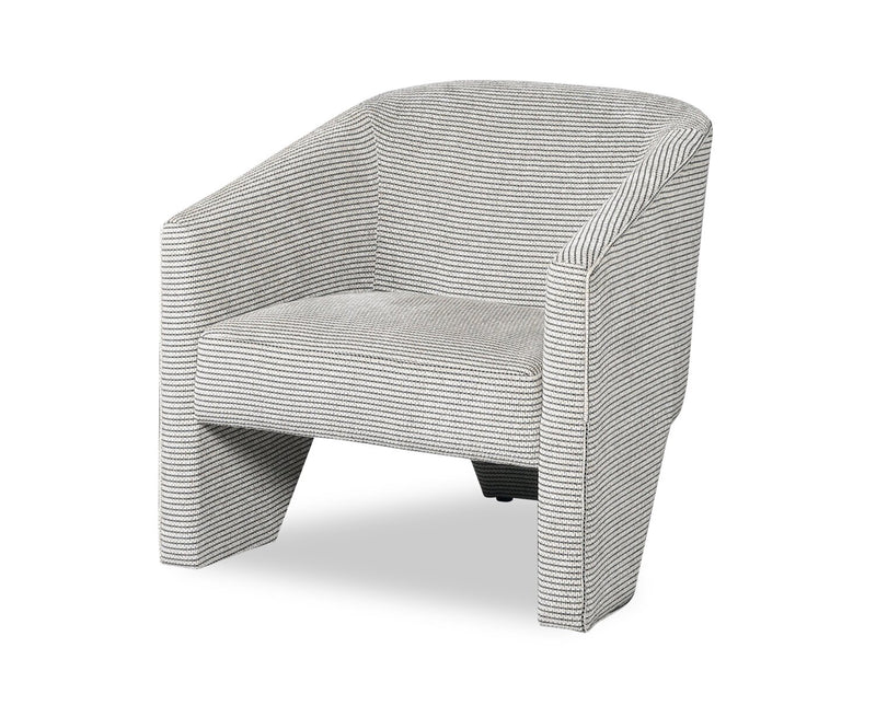 Adria 31\" Ink Multicolour Chenille Fabric Accent Chair