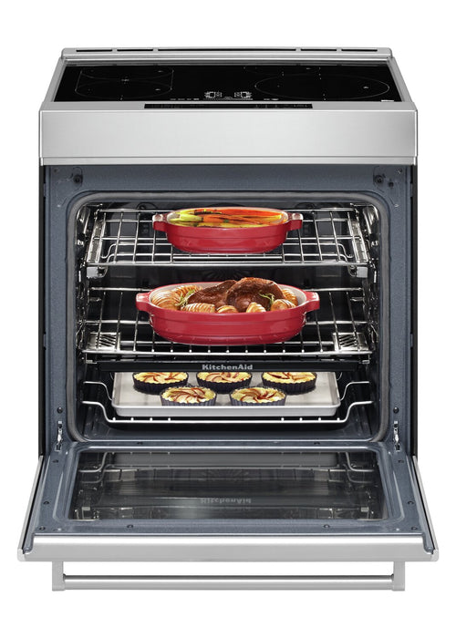 KitchenAid 6.4 Cu. Ft. Induction Range with Air Fry and AquaLift® - Stainless Steel - KSIS730PSS 