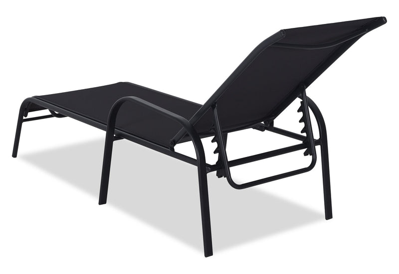 Tuscany Patio Lounger - Black