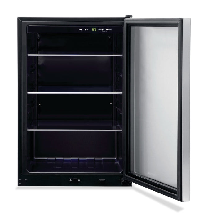 Frigidaire 21.5\" 4.6 Cu. Ft. 138 12 oz. Can Capacity Beverage Centre Refrigerator - Stainless Steel … 