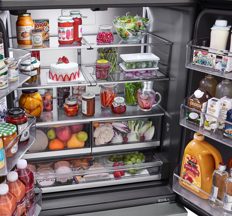 LG Studio 36\" 27 Cu. Ft. Smart Counter-Depth MAX™ French-Door Refrigerator - Stainless Steel - SRFB27S3