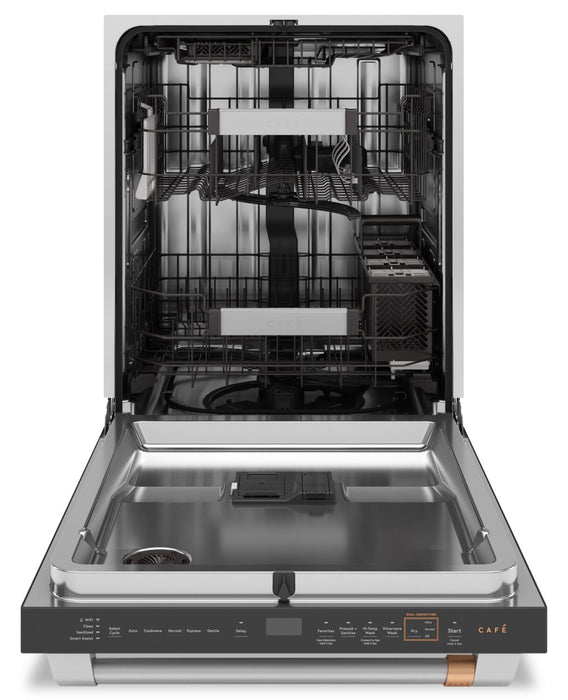 Café 24\" 44 dBA Smart Top-Control Dishwasher with Third Rack - Stainless Steel - CDT858P2VS1