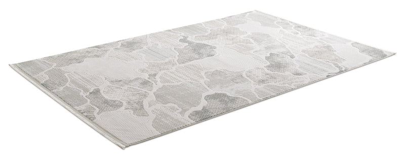 Cove Waves Grey Area Rug - 5'3\" x 7'7\"