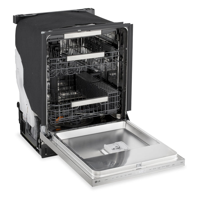 LG 24\" 44 dBA Built-In Top-Control Dishwasher with QuadWash® Pro - Stainless Steel - LDPH5554S