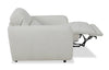 Cindy Crawford Home Kailyn 54\" Fabric Power Reclining Chair with Power Headrest - Indigo