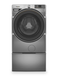 Whirlpool 5.2 Cu. Ft. Smart Front-Load Washer with FreshFlow™ Vent System - Radiant Silver - WFW5720RR 