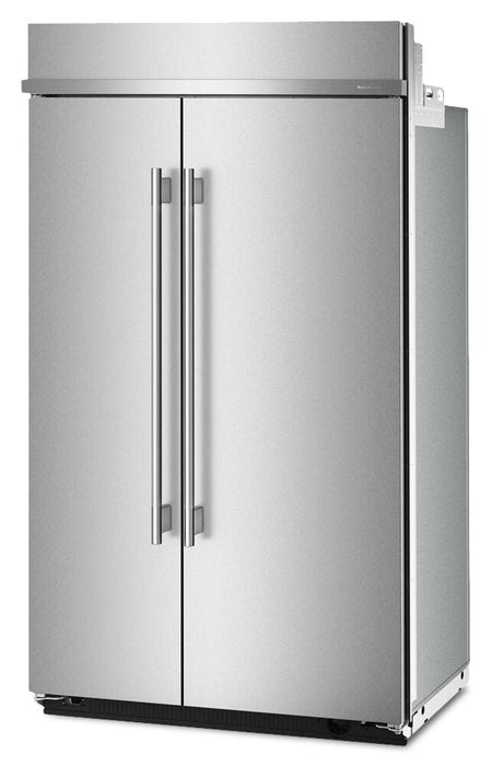 Kitchenaid 48\" 29.4 Cu. Ft. Built-In Side-by-Side Refrigerator – Stainless Steel - KBSN748SPS 