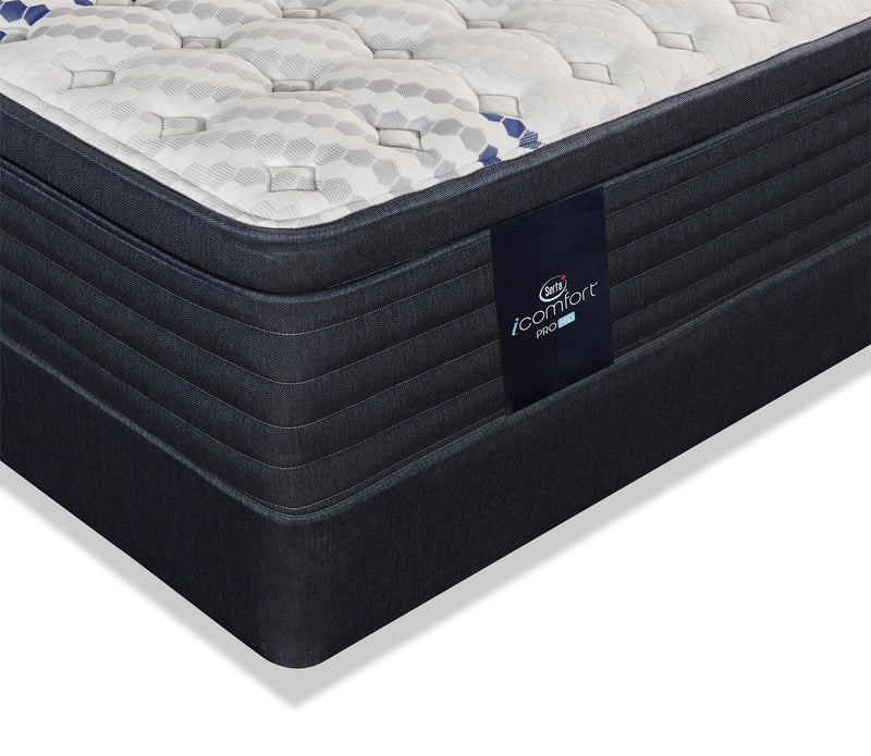 Serta iComfort Hybrid ProHD Vanguard 2.0 Eurotop King Mattress Set 