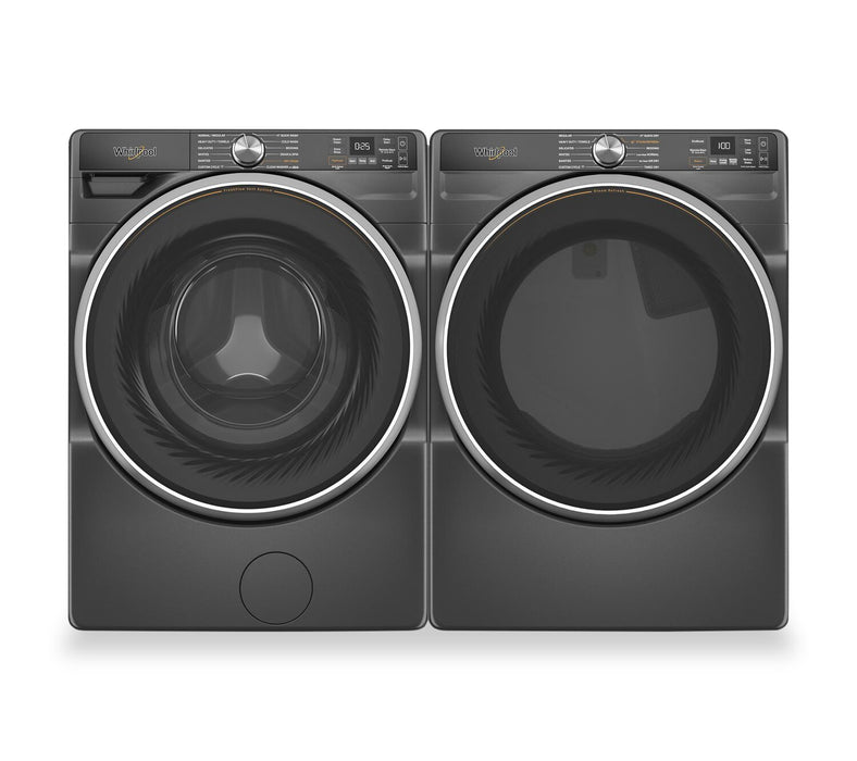 Whirlpool 5.8 Cu. Ft. Front-Load Washer with FreshFlow™ Vent System and 7.4 Cu. Ft. Electric Dryer 