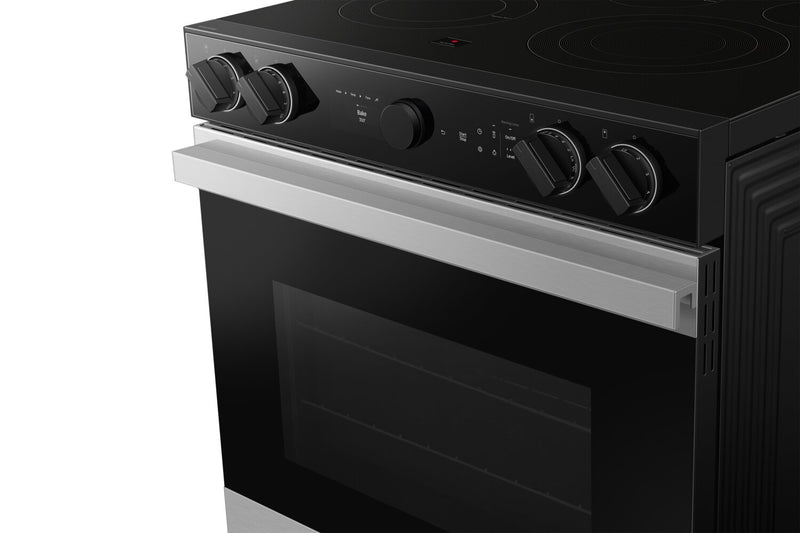 Samsung Bespoke 6.3 Cu. Ft. Electric Range with Oven Camera - NSE6DG8700SRAC 