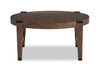 Gordon 38” Round Solid Wood Coffee Table - Brown