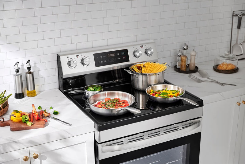 Midea 30\" 6.3 Cu. Ft. Electric Range - MER30B14ASTC 