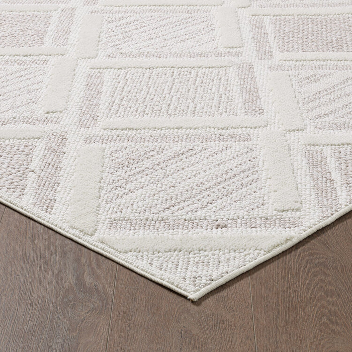 Knox Moroccan Beige Area Rug - 6'7\" x 9'6\"