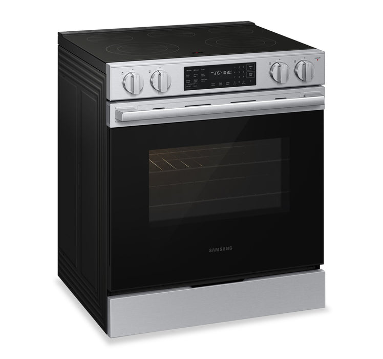 Samsung Bespoke 6.3 Cu. Ft. Slide-In Electric Range with No-Preheat Air Fry Max - NSE70H63SR