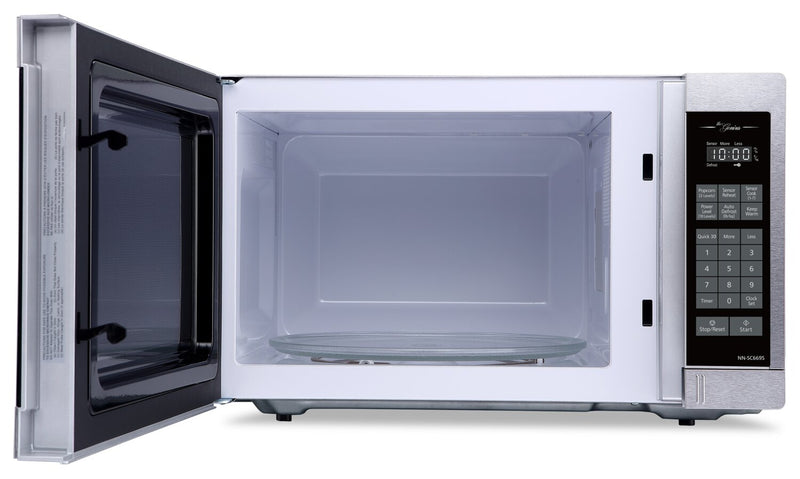 Panasonic 1.3 Cu. Ft. 1,200 W Genius® Countertop Microwave - NNSC669SC
