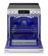 LG 6.3 Cu. Ft. Smart Electric Range with Air Fry – Fingerprint Resistant Stainless Steel - LSEL6337XE