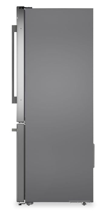 Bosch 100 Series 33\" 17.2 Cu. Ft. Counter-Depth 2-Door Refrigerator - Stainless Steel - B36FD52SNS