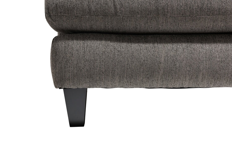Nofia Chenille Sofa - Charcoal 