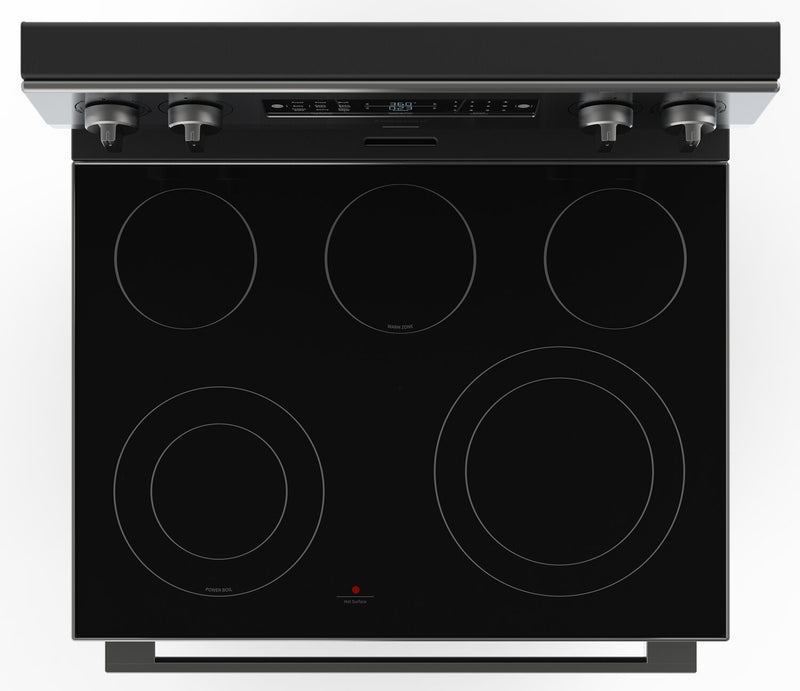 Hisense 30\" 5.8 Cu. Ft. 5-Element Electric Range with True Convection - Stainless Steel - HBE3502CAS