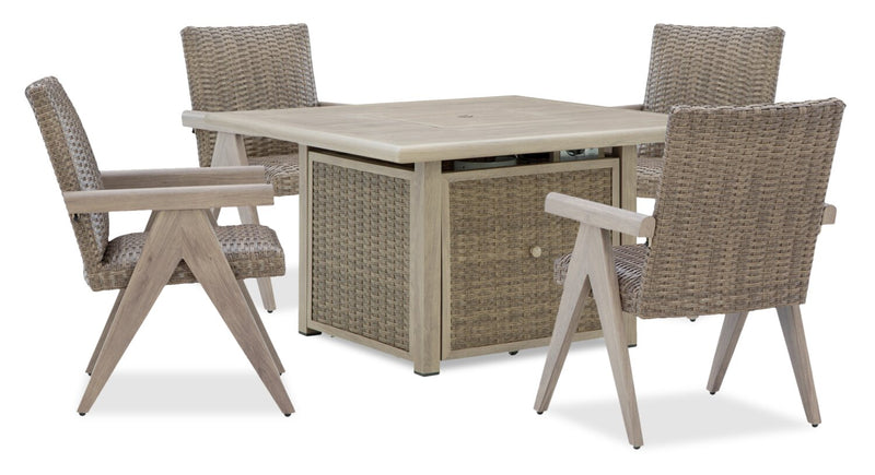 Muskoka 5-Piece Patio Fire Set 