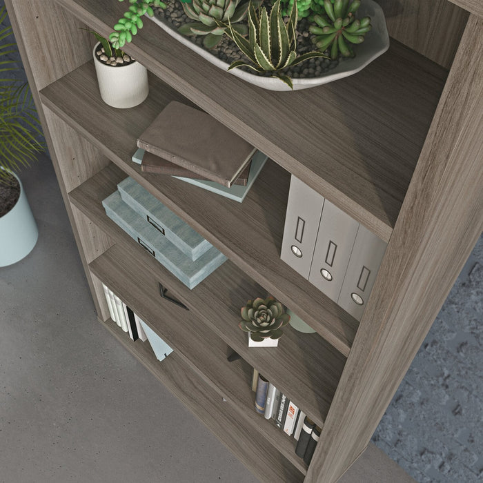 Affirm 34.8\" Commercial Grade 5-Shelf Bookcase - Hudson Elm