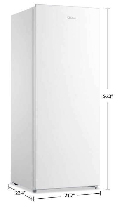 Midea 6.9 Cu. Ft. Convertible Upright Refrigerator-Freezer - MRU07B3AWW  