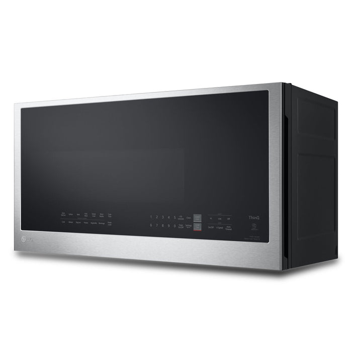 LG 2 Cu. Ft. Over-the-Range Microwave with EasyClean® and Sensor Cooking - Smudge Proof Stainless St… 