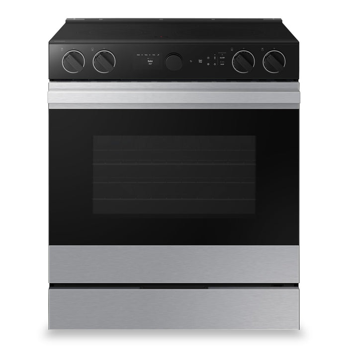 Samsung Bespoke 6.3 Cu. Ft. Electric Range with Oven Camera - NSE6DG8700SRAC 