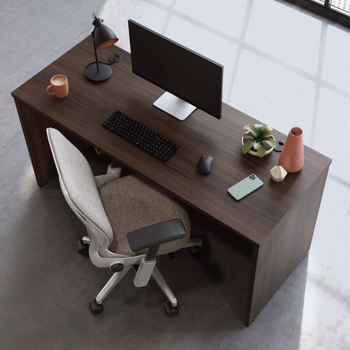 Affirm 59.06\" Commercial Grade Office Desk - Noble Elm