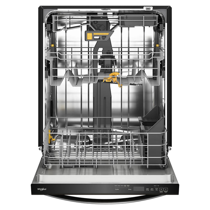 Whirlpool 24\" Top Control Dishwasher - Fingerprint Resistant Black Stainless Steel - WDTS8024SV