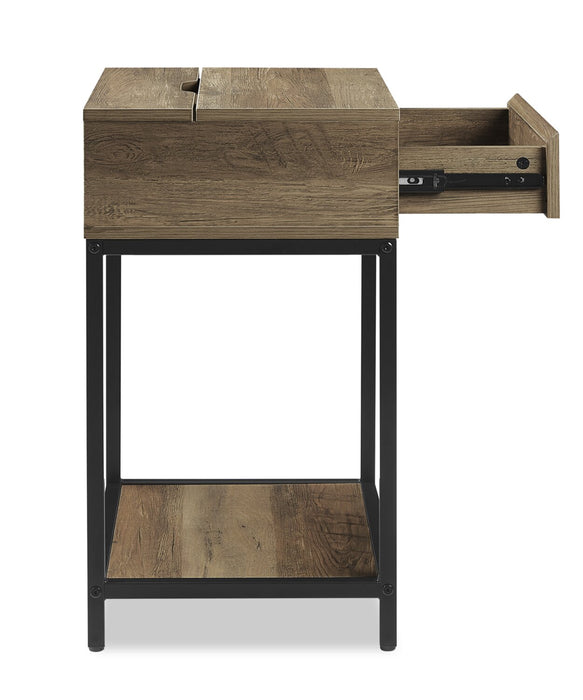 Akio Nightstand - Dark Brown