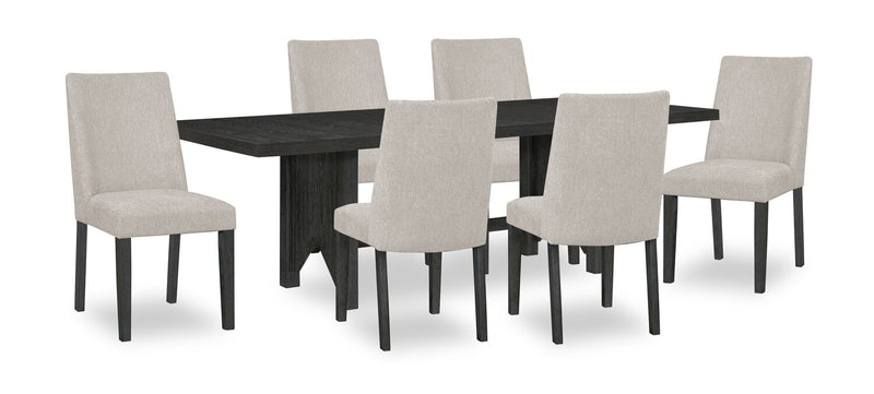 Emery 7-Piece Dining Set - Grey