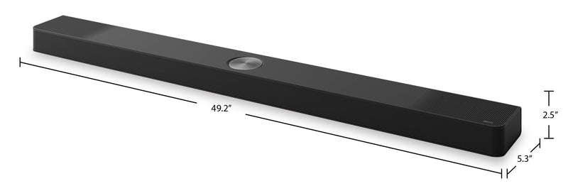LG S95TR 9.1.5-Channel Soundbar with Dolby Atmos®, Rear Surround Speakers and Wireless Active Subwoofer