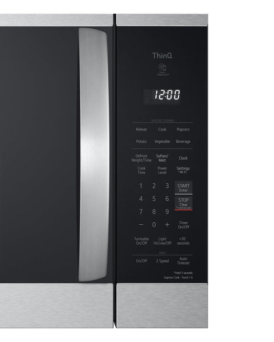 LG 1.8 Cu. Ft. Over-the-Range Microwave with EasyClean® and Sensor Cooking - Smudge Proof Stainless … 