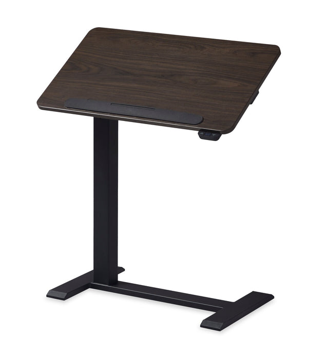 Aaron 26.77\" Height-Adjustable Office Desk with a Lift Top - Walnut