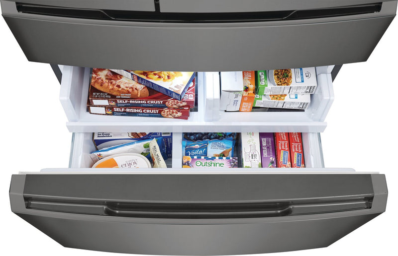 Frigidaire Gallery 36\" 21.5 Cu. Ft. Counter-Depth 4-Door French-Door Refrigerator - Smudge-Proof® … 