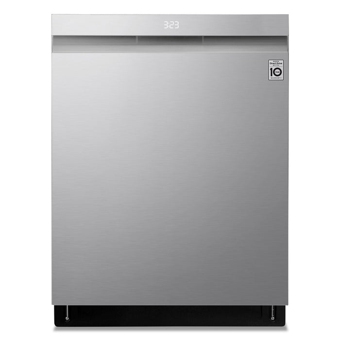 LG 24\" 44 dBA Built-In Top-Control Smart Dishwasher with QuadWash®Pro  - Smudge Proof Stainless Stee… 